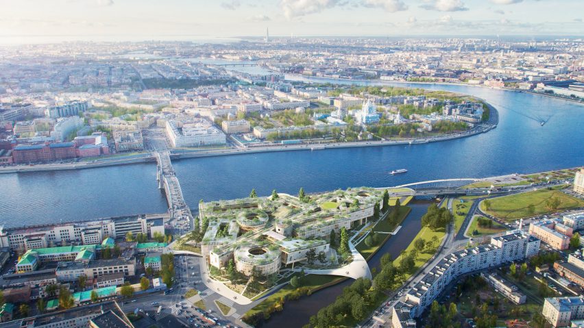 Gazprom Neft headquarters in Saint Petersburg by MVRDV