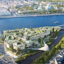 Gazprom Neft headquarters in Saint Petersburg by MVRDV