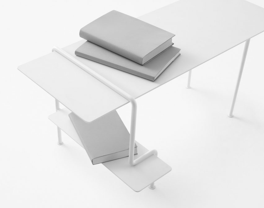 Nendo designs space helmet-shaped vessels and cascading tables for Zens