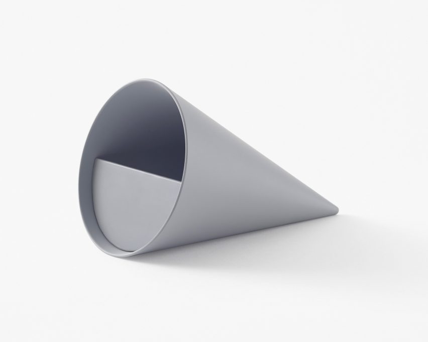 Nendo designs space helmet-shaped vessels and cascading tables for Zens