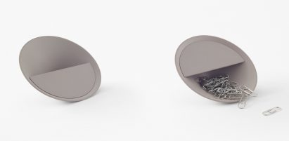 Nendo designs space helmet-shaped vessels and cascading tables for Zens