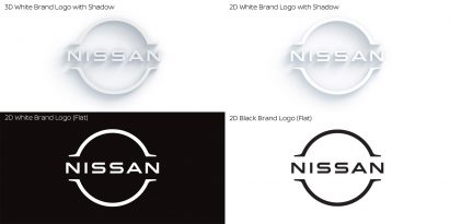 Nissan latest car brand to roll out flat logo