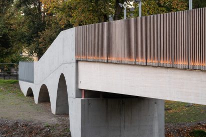 Cavanagh Bridge at University College Cork by O'Donnell + Tuomey