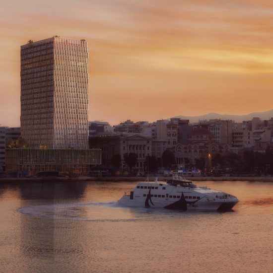 PILA designs facades to rejuvenate Greece's long-abandoned Piraeus Tower