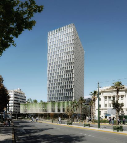 PILA designs facades to rejuvenate Greece's long-abandoned Piraeus Tower