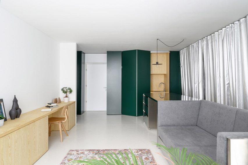 Rubikum for Three apartment in Ljubljana designed by Arhitektura d.o.o.