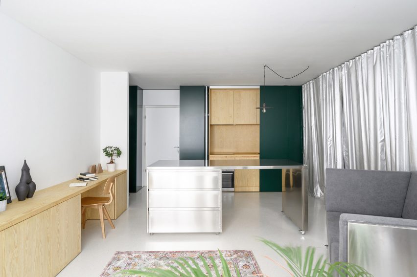 Rubikum for Three apartment in Ljubljana designed by Arhitektura d.o.o.