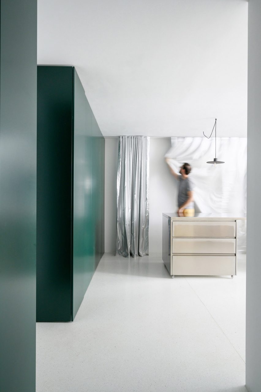 Rubikum for Three apartment in Ljubljana designed by Arhitektura d.o.o.