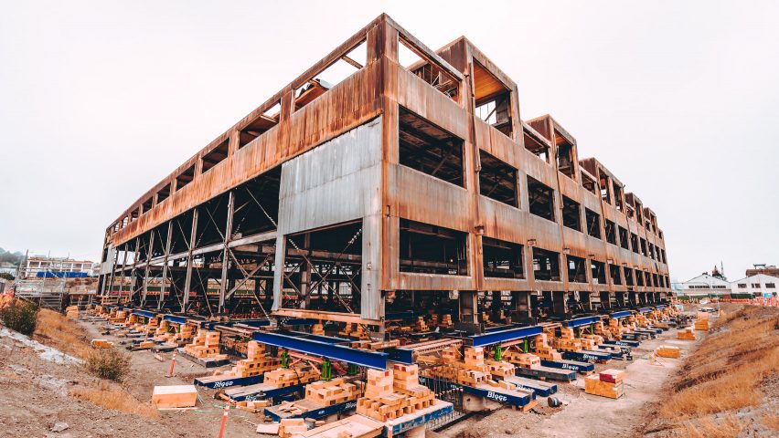 San Francisco building lifted 10 feet in preparation for rising sea levels