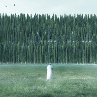 San Siro coronavirus memorial by Angelo Renna 