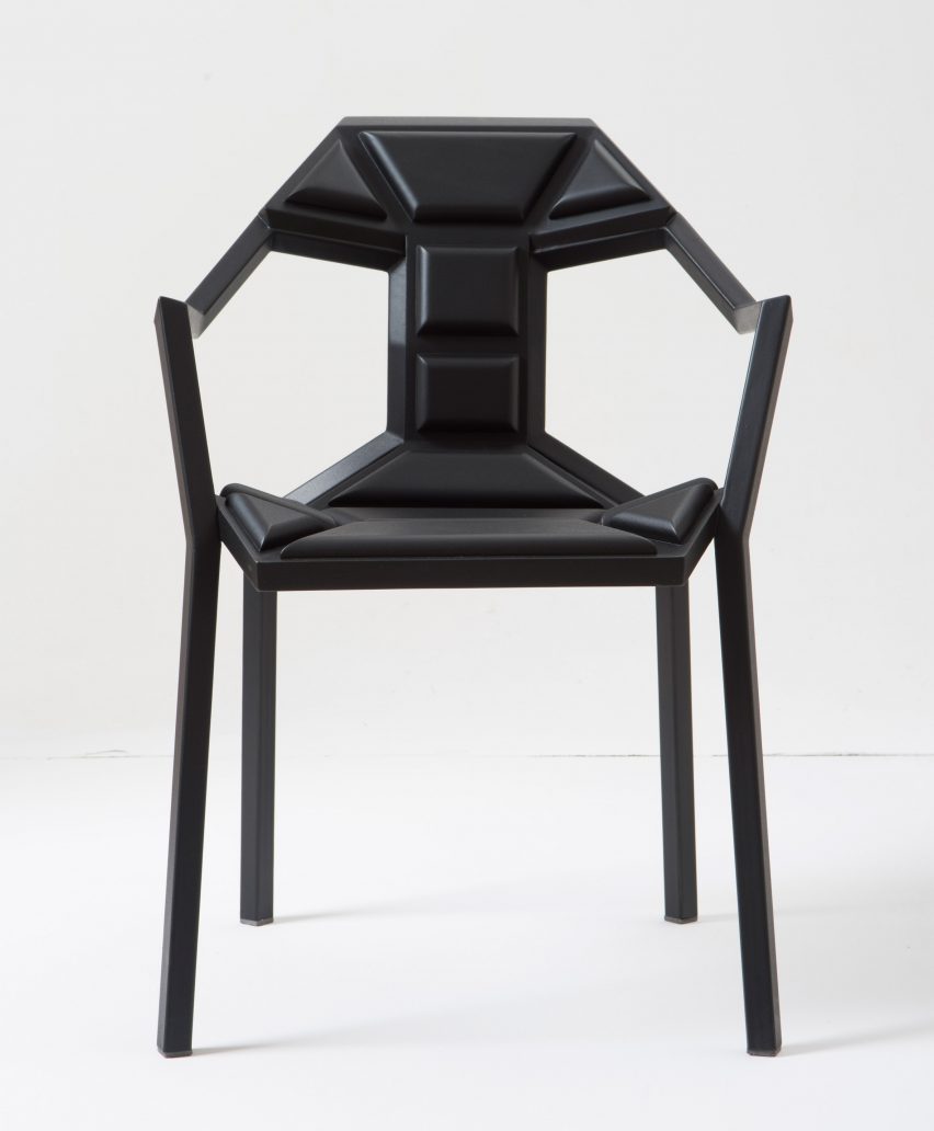Sandro Lominashvili's ant-like Allo chair is constructed like a puzzle
