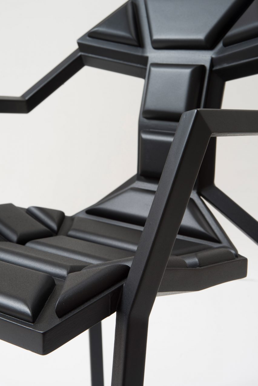 Sandro Lominashvili's ant-like Allo chair is constructed like a puzzle