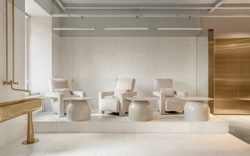 Say No Mo salon in Kyiv designed by Balbek Bureau