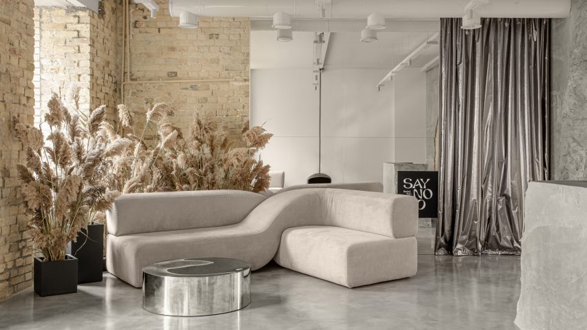 Say No Mo salon in Kyiv designed by Balbek Bureau