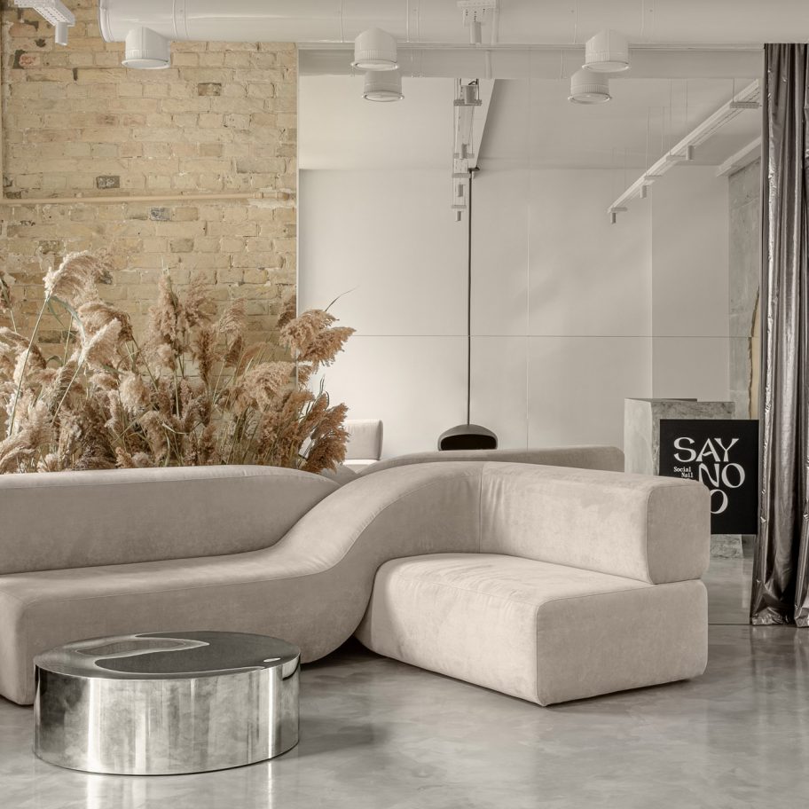 Say No Mo salon in Kyiv designed by Balbek Bureau
