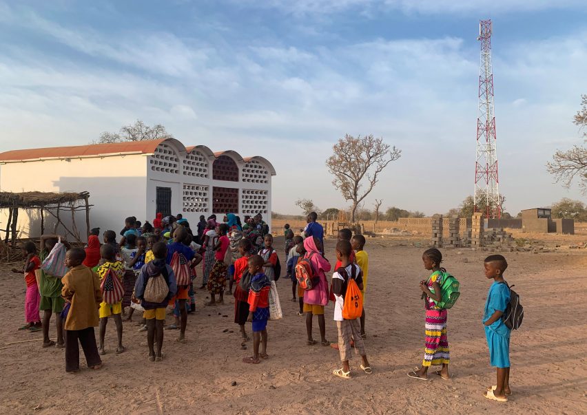 School in Makabing Sidi, Senegal, by Manuel Herz Architects and Magueye Ba