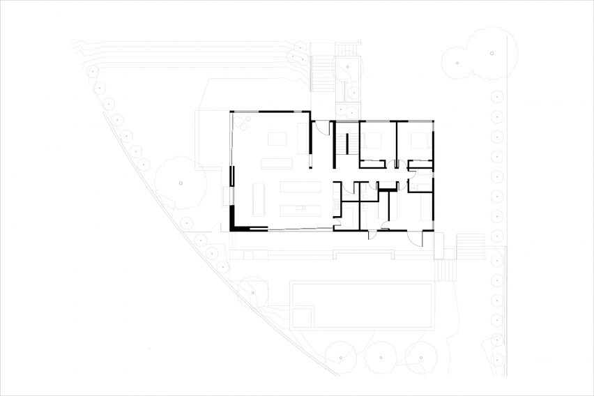 Seaside Reef by Alec Petros Ground floor plan
