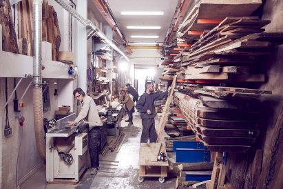 Sebastian Cox's London workshop