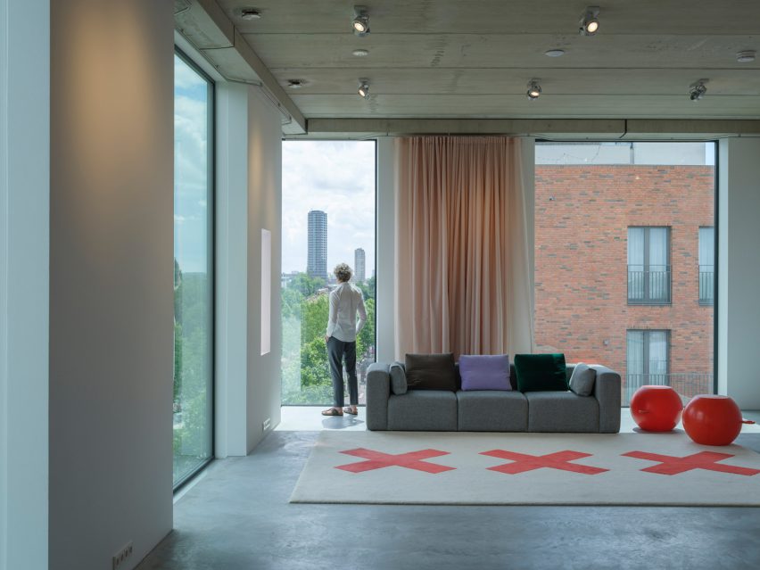 Thonik studio by graphic design studio Thonik's co-founder Thomas Widdershoven and MMX Architects