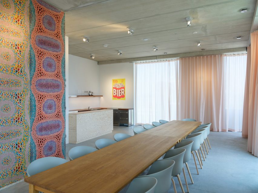 Thonik studio by graphic design studio Thonik's co-founder Thomas Widdershoven and MMX Architects