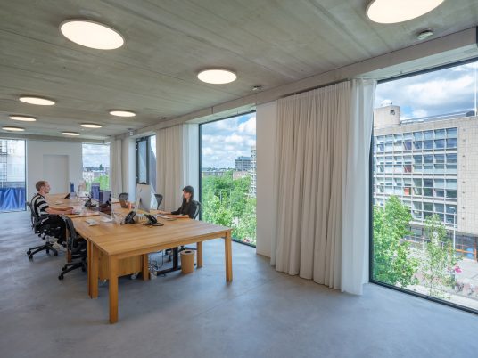Thonik studio by graphic design studio Thonik's co-founder Thomas Widdershoven and MMX Architects