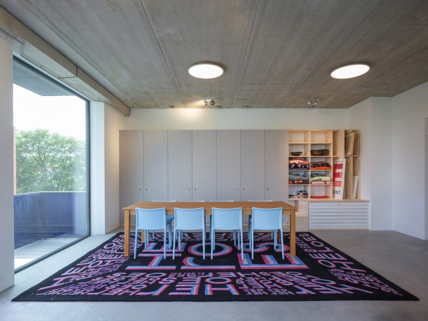 Thonik studio by graphic design studio Thonik's co-founder Thomas Widdershoven and MMX Architects