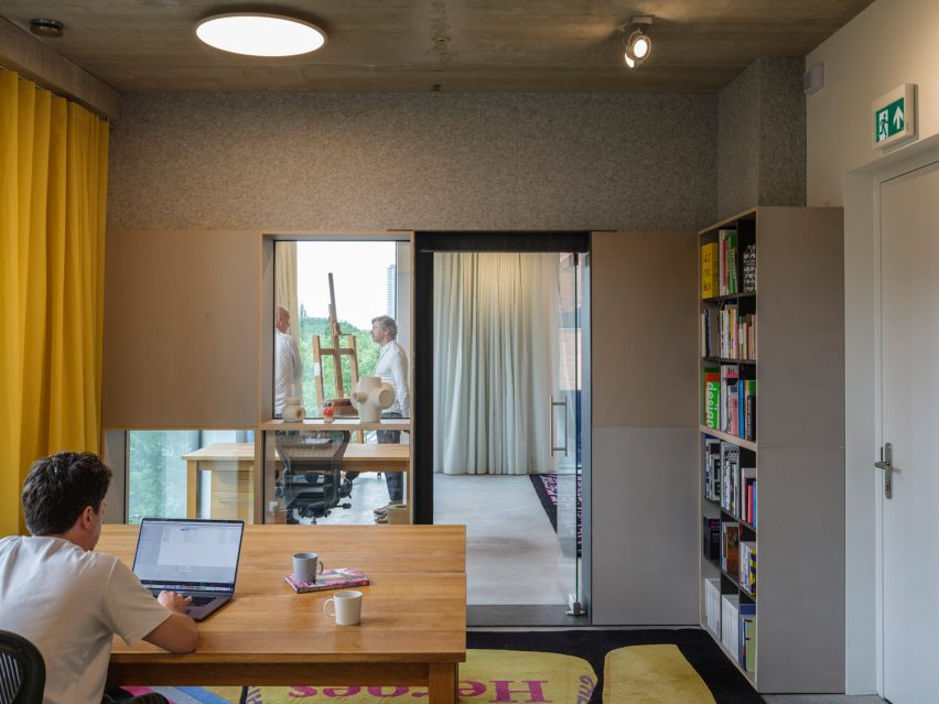 Thonik studio by graphic design studio Thonik's co-founder Thomas Widdershoven and MMX Architects