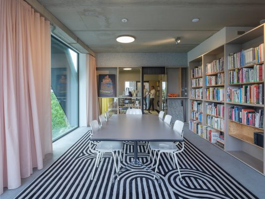 Thonik studio by graphic design studio Thonik's co-founder Thomas Widdershoven and MMX Architects