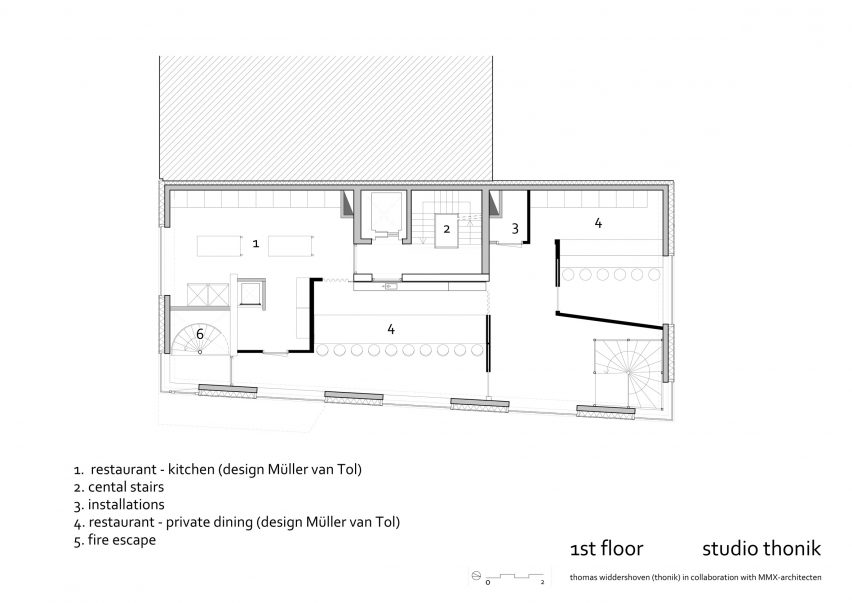 Thonik studio by graphic design studio Thonik's co-founder Thomas Widdershoven and MMX Architects