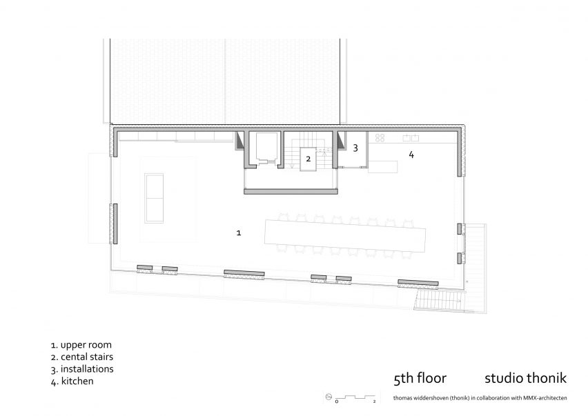 Thonik studio by graphic design studio Thonik's co-founder Thomas Widdershoven and MMX Architects