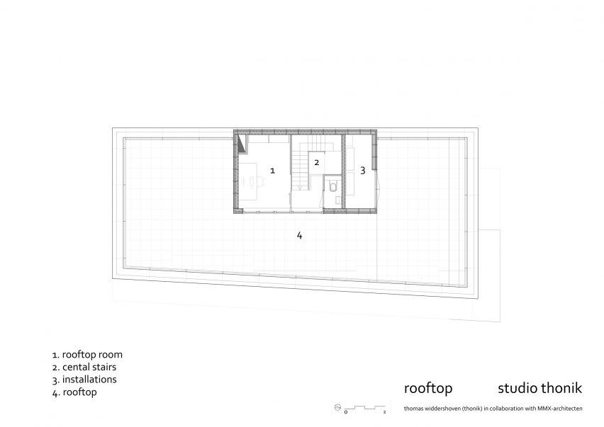 Thonik studio by graphic design studio Thonik's co-founder Thomas Widdershoven and MMX Architects