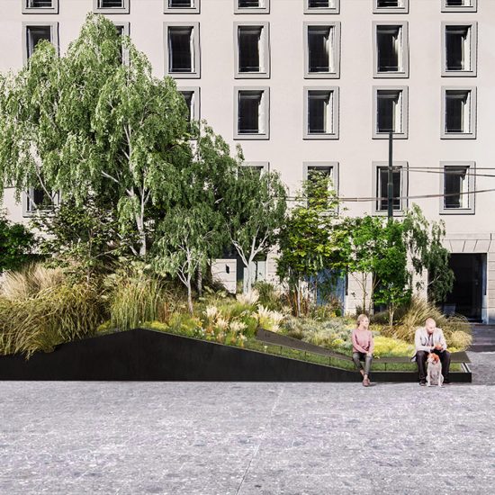 Stefano Boeri designs hybrid tree planters and street furniture