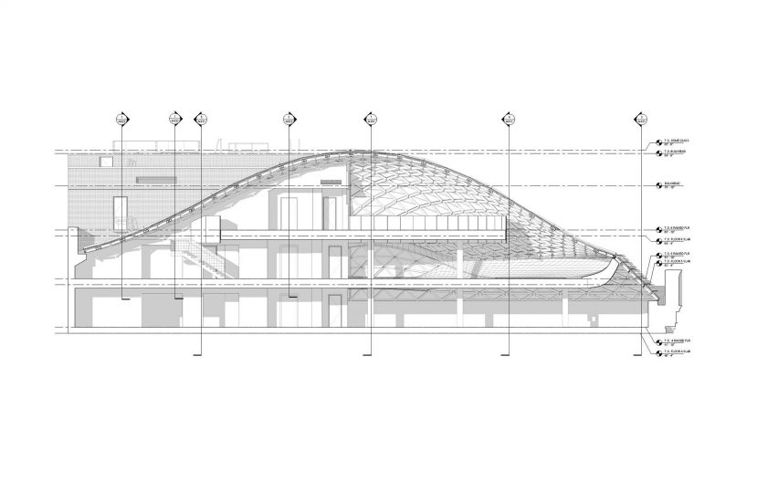 Tammany Hall 44 Union Square by BKSK Architects Section