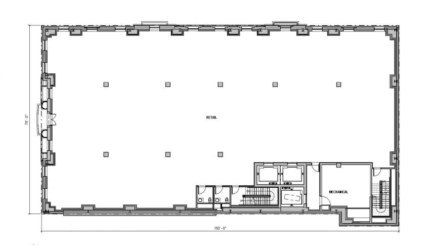 Tammany Hall 44 Union Square by BKSK Architects First Floor Plan