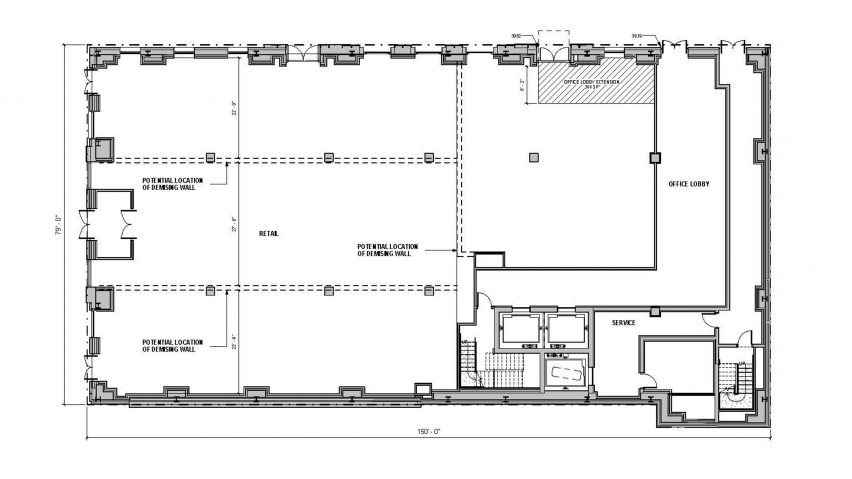 Tammany Hall 44 Union Square by BKSK Architects Ground Floor Plan