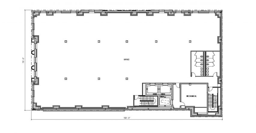 Tammany Hall 44 Union Square by BKSK Architects Second Floor Plan