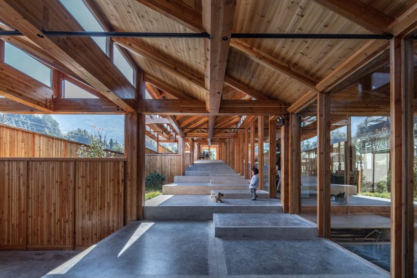 Wooden tofu factory in village of Caizhai, China, by DnA_Design and Architecture