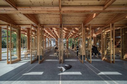 Wooden tofu factory in village of Caizhai, China, by DnA_Design and Architecture