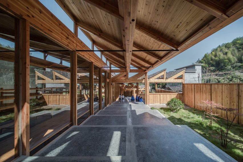 Wooden tofu factory in village of Caizhai, China, by DnA_Design and Architecture