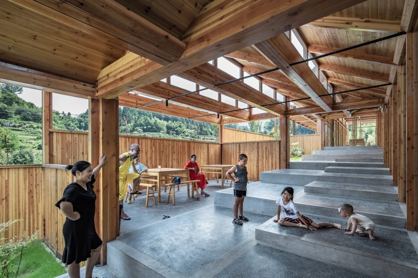Wooden tofu factory in village of Caizhai, China, by DnA_Design and Architecture