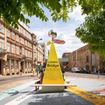 Charles Holland Architects designs The Tooley Street Triangle wayfinding installation for the London Festival of Architecture