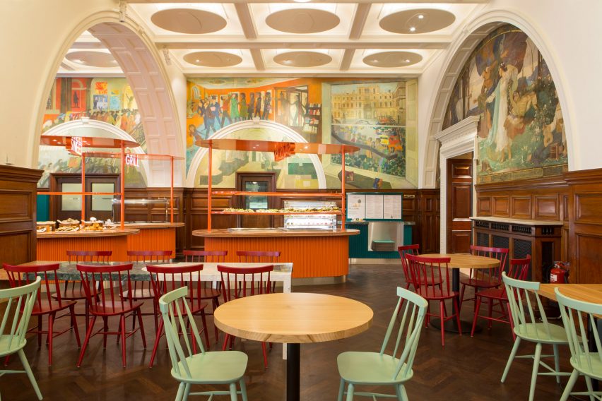 Royal Academy of Arts cafe by Transit Studio