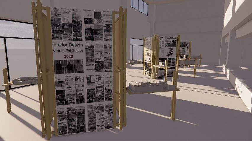 University of Zayed students' virtual showcase.