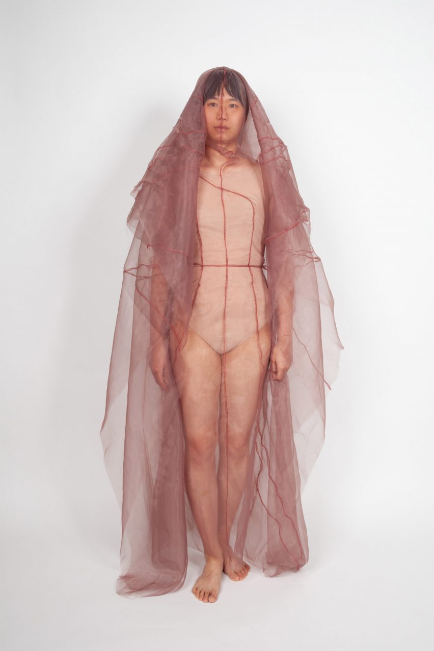 RISD graduate Violet Zhou translates mental states into ethereal fashion collection