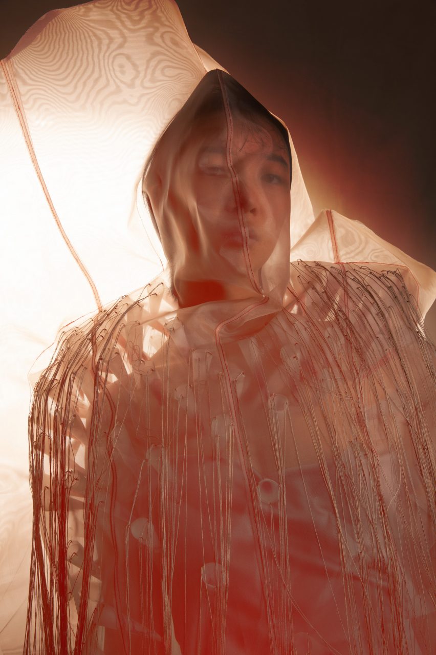 RISD graduate Violet Zhou translates mental states into ethereal fashion collection