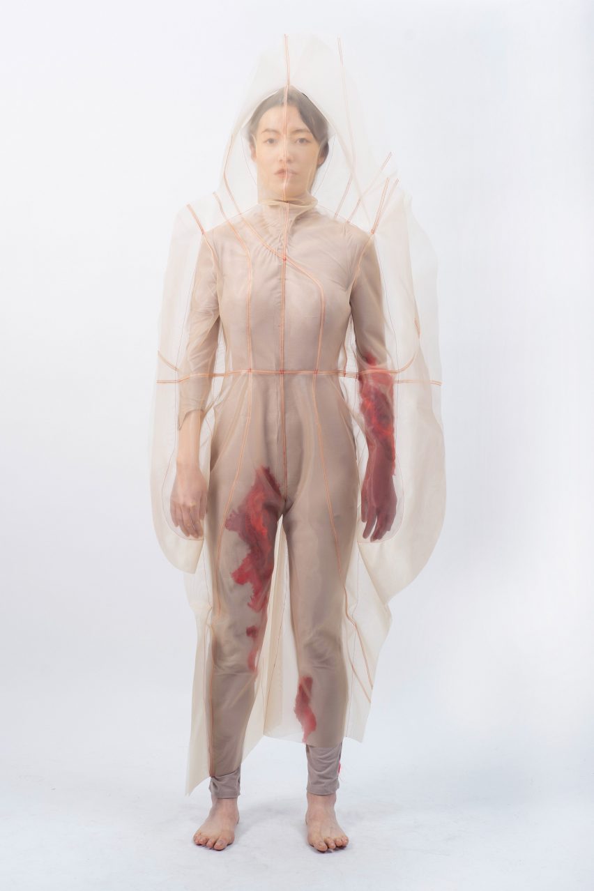 RISD graduate Violet Zhou translates mental states into ethereal fashion collection