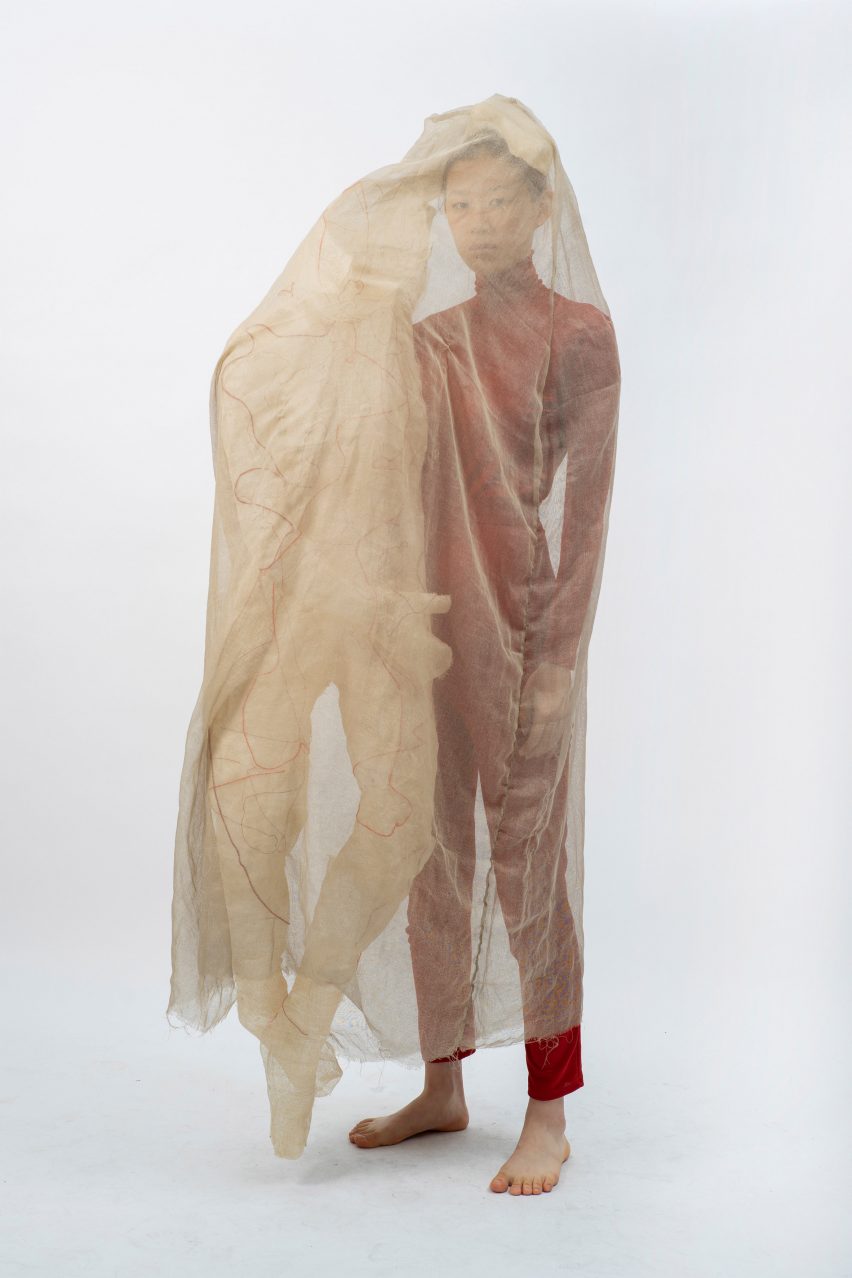 RISD graduate Violet Zhou translates mental states into ethereal fashion collection