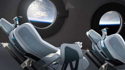 Virgin Galactic unveils SpaceshipTwo cabin interior designed with Seymourpowell