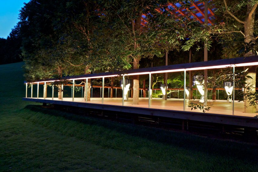 White Arbor and Open Air Theater by APL Design Workshop
