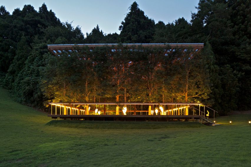 White Arbor and Open Air Theater by APL Design Workshop